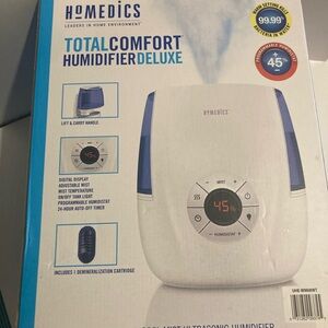 Homedics total comfort, humidifier deluxe